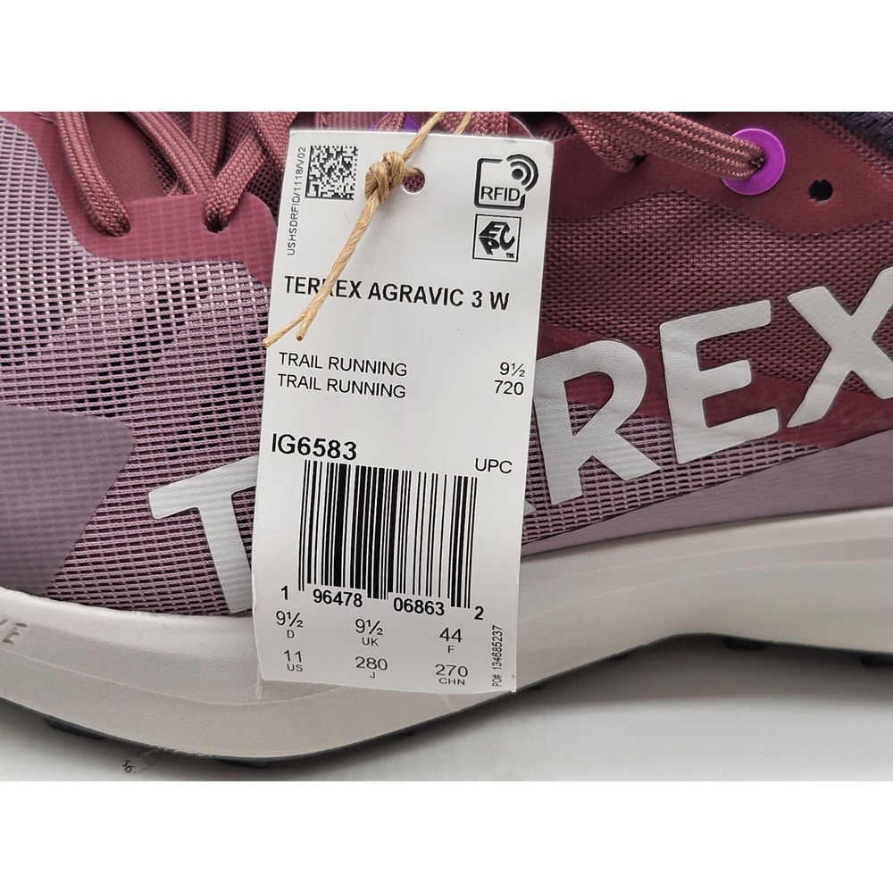 Adidas Terrex Agravic 3 Womens Trail Running Shoes Purple Size 11 IG6583 - Picture 10 of 10